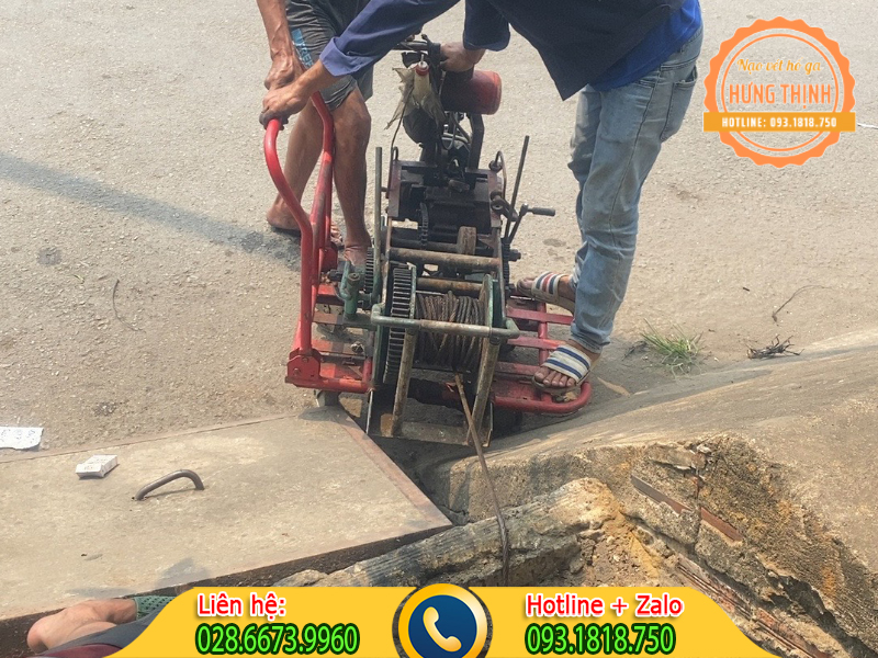 Đơn giá nạo vét hố ga của công ty Hưng Thịnh