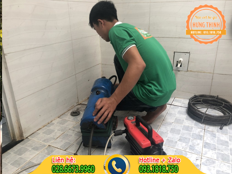 Th&ocirc;ng cống nghẹt huyện H&oacute;c M&ocirc;n Hưng Thịnh chất lượng cao